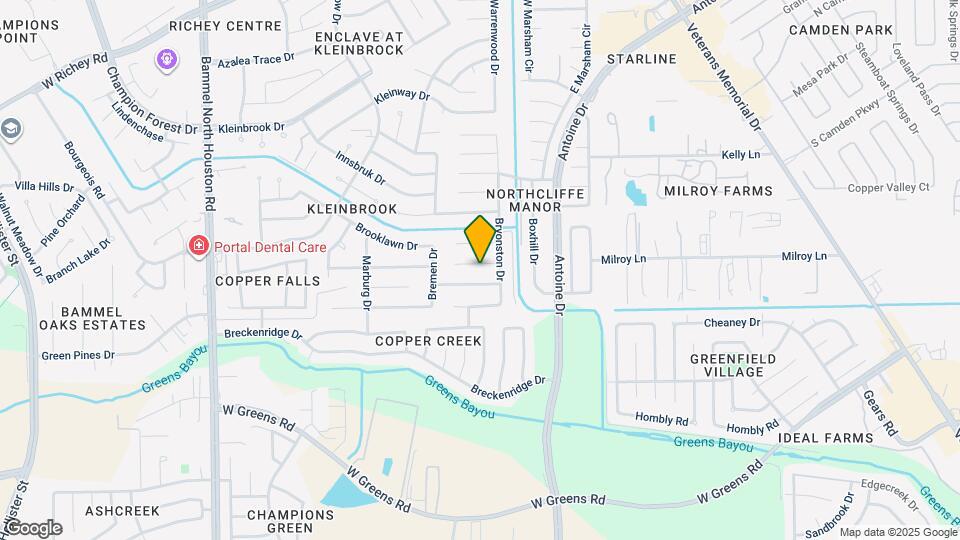 3823 Ebury Dr Map and Location Details