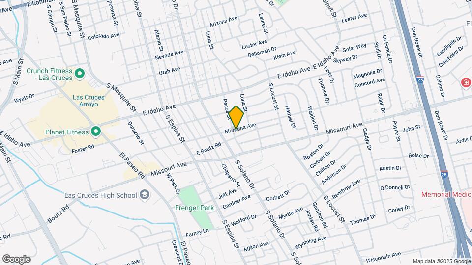 1404 Montana Ave Mapa y Detalles de la Ubicación