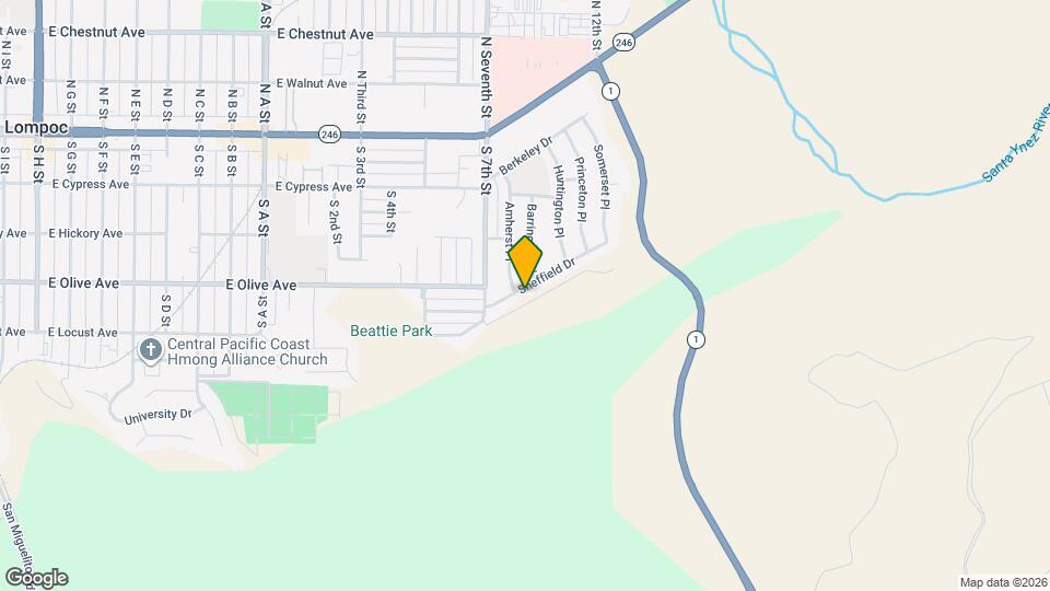 1528 Sheffield Dr Map and Location Details