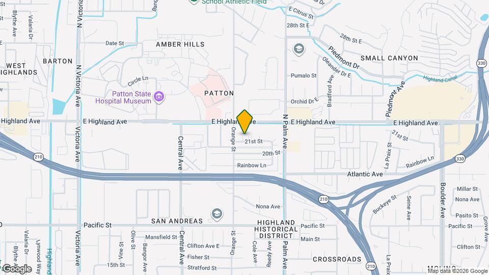 3444 21st St Map and Location Details