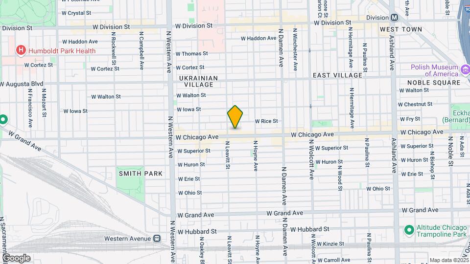 2146 W Chicago Ave, Unit 2r Map and Location Details
