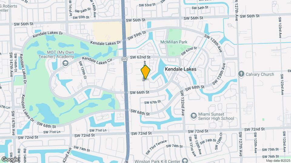 6455 SW 135th Ave Map and Location Details