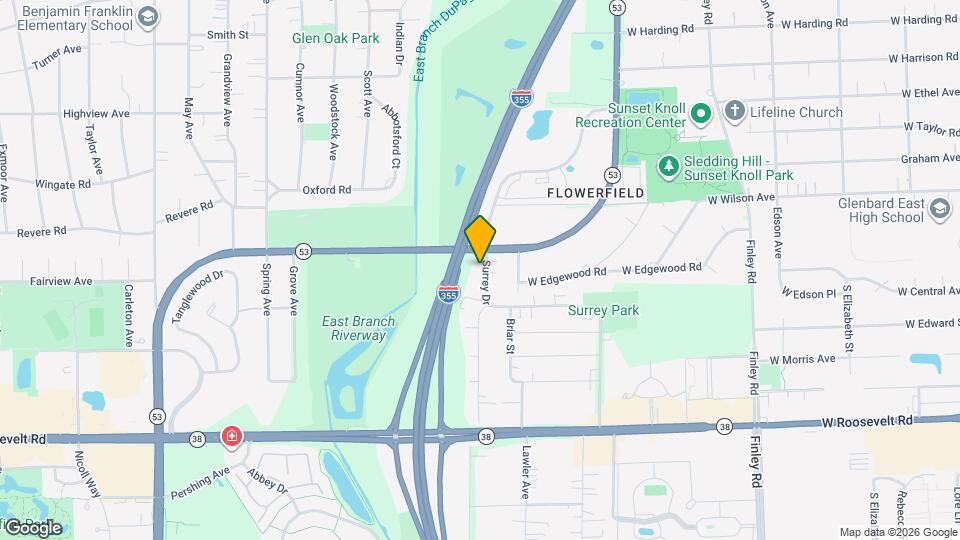 208 Surrey Dr Map and Location Details