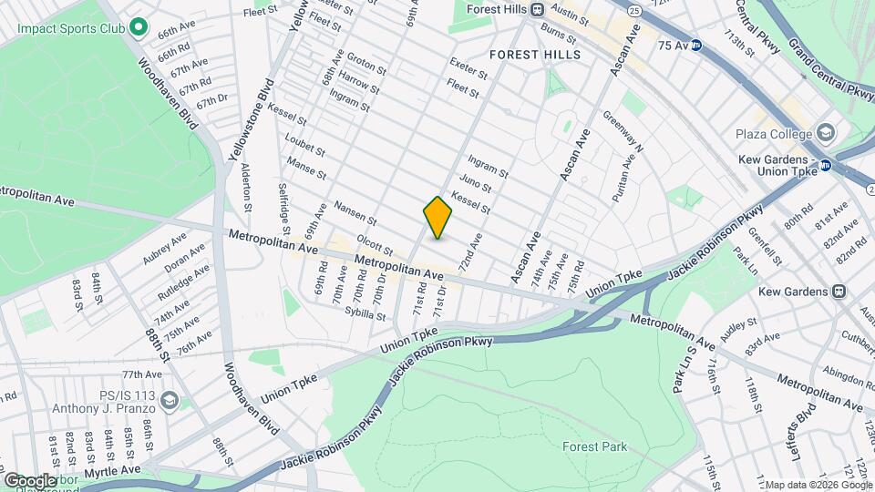 71-19 Nansen St Map and Location Details