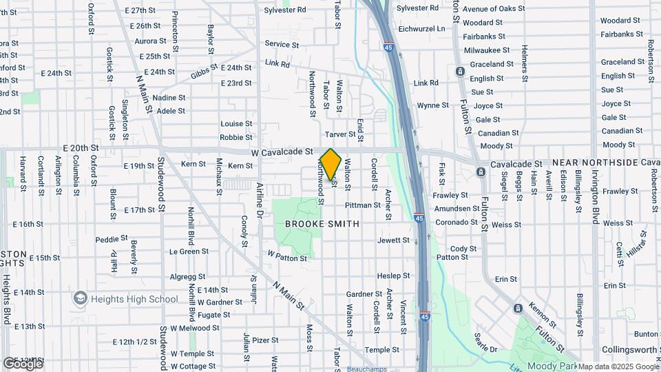 1201 Tabor St Map and Location Details