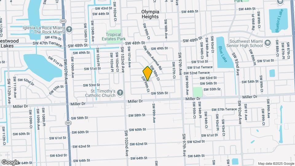 5325 SW 99th Ct Map and Location Details