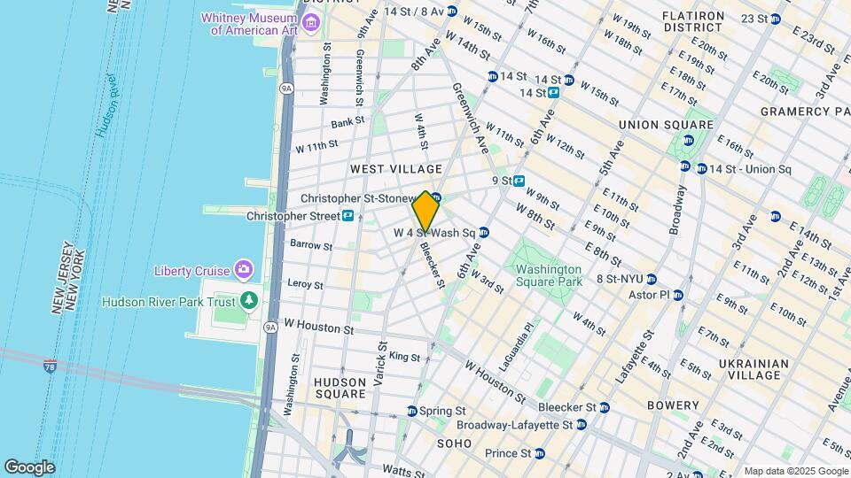 289 Bleecker St Map and Location Details