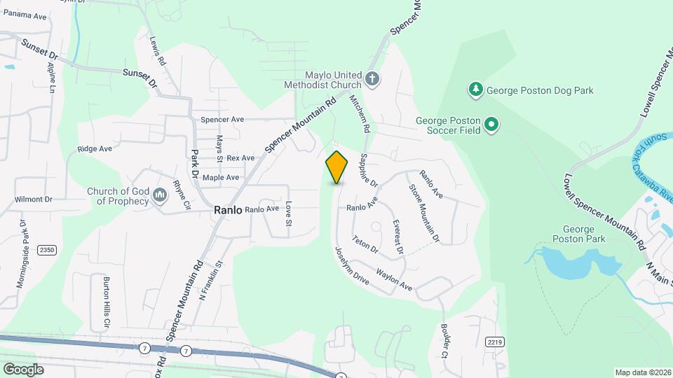 1025 Joselynn Drive, Unit #Top Map and Location Details