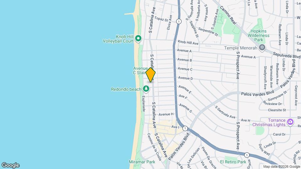 1209 S Catalina Ave Map and Location Details