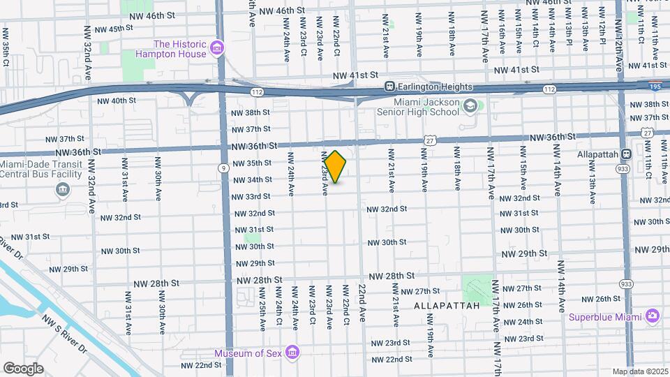 2275 NW 33rd St Map and Location Details