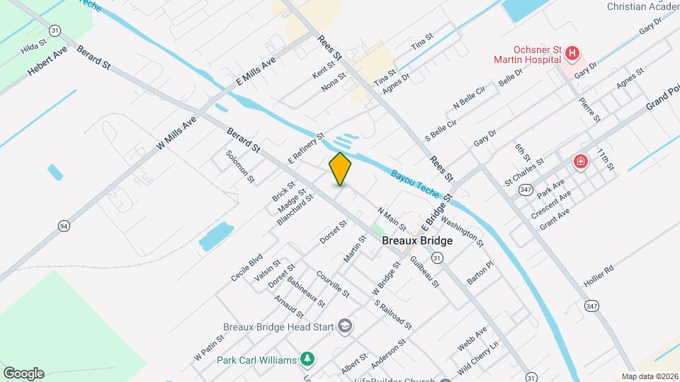 110 Patin St Map and Location Details