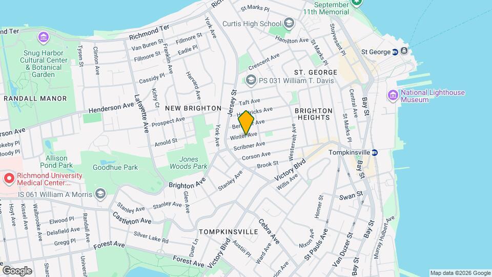 118 Winter Ave Map and Location Details