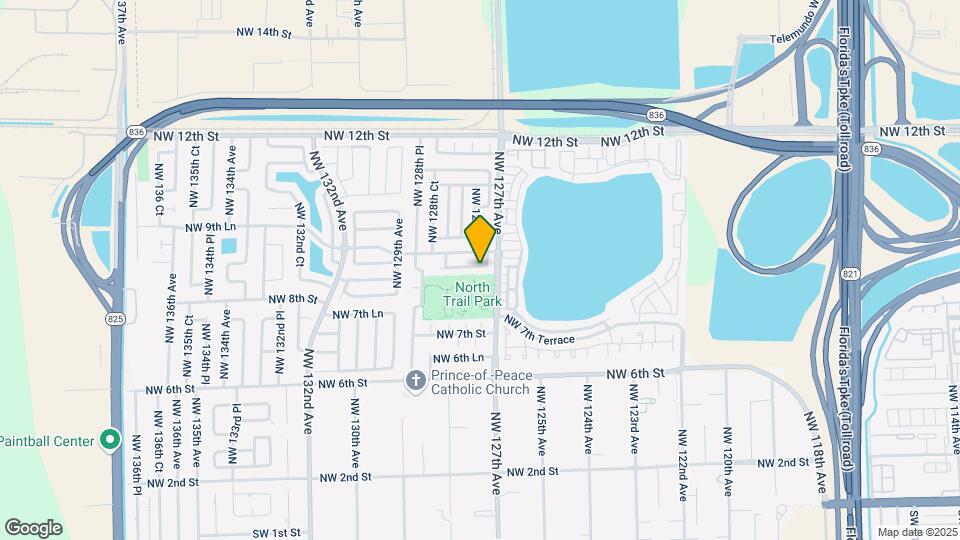 12724 NW 8th Ln Map and Location Details