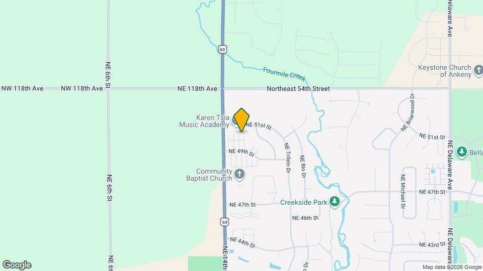 174 NE 49th St Map and Location Details