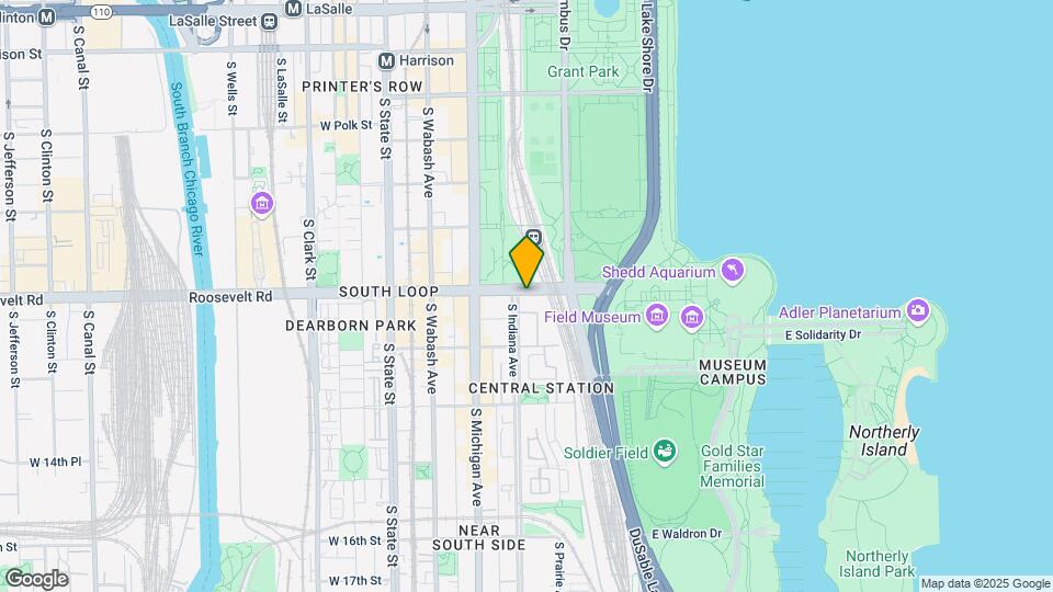 1201 S Prairie Ave, Unit 2709 Map and Location Details