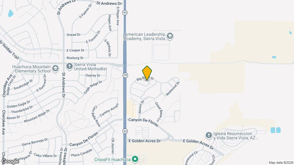 4288 Kings Canyon Way Map and Location Details