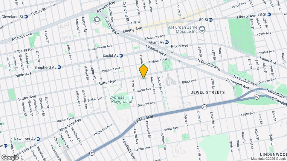 660 Hemlock St Map and Location Details