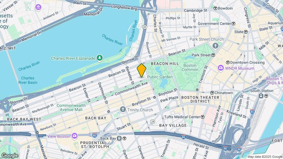 13 Commonwealth Ave, Unit 103 Map and Location Details
