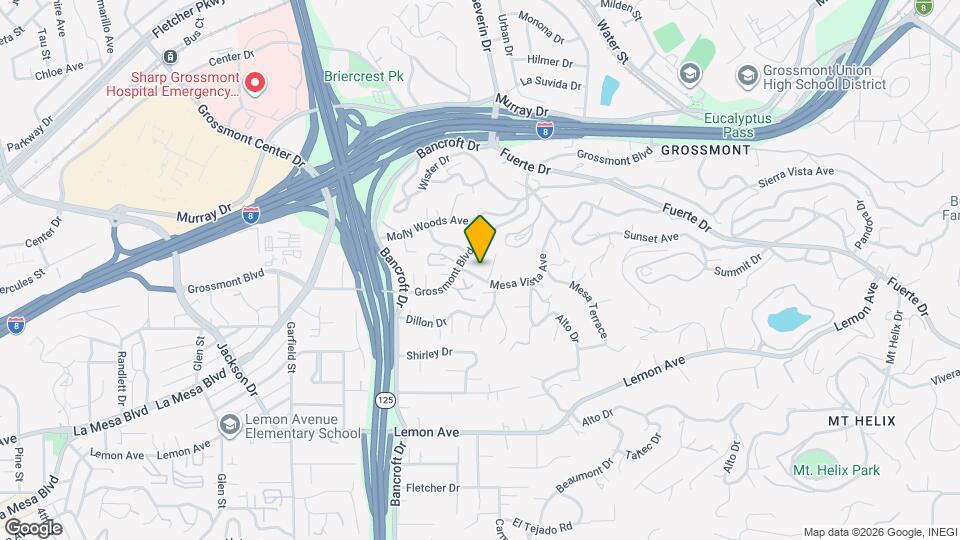 9260 Mesa Vista Ave Map and Location Details