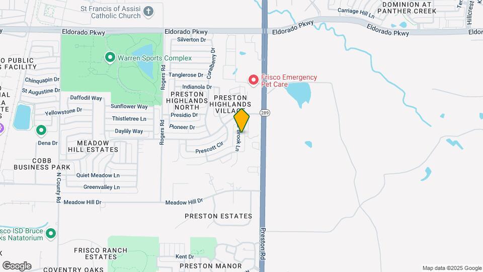 10804 Briar Brook Ln Map and Location Details