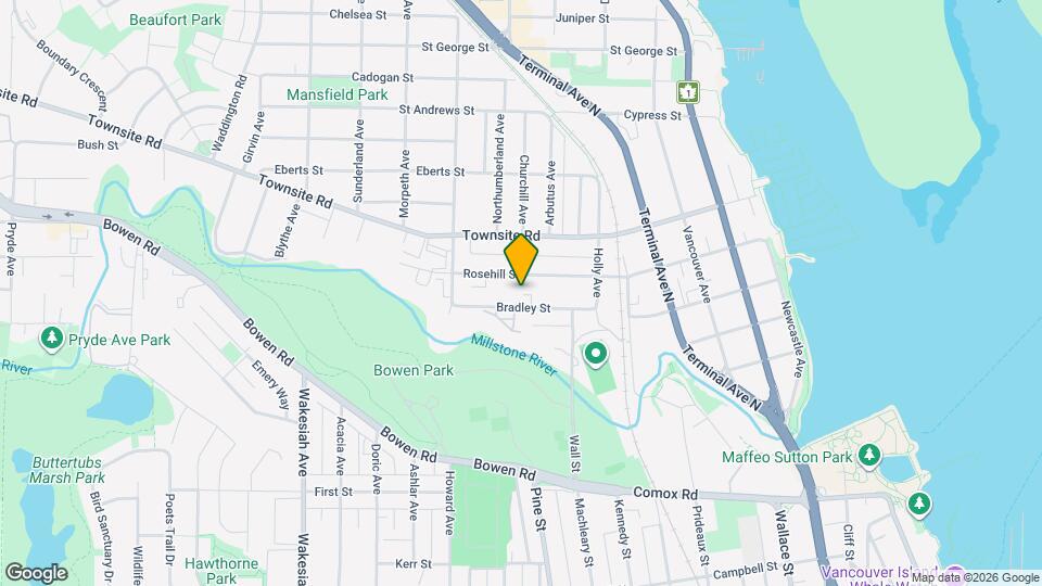550 Bradley St Map and Location Details