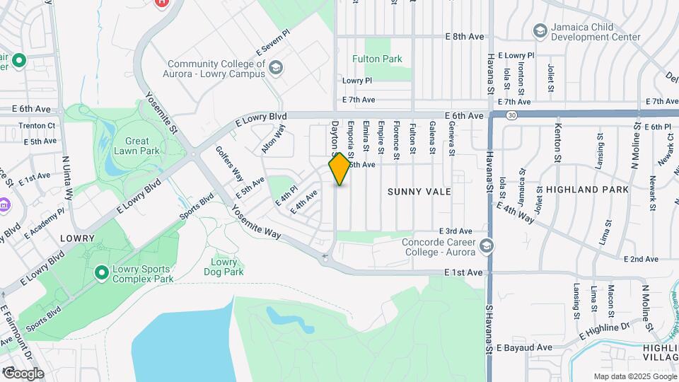 412 Dayton St Mapa y Detalles de la Ubicación