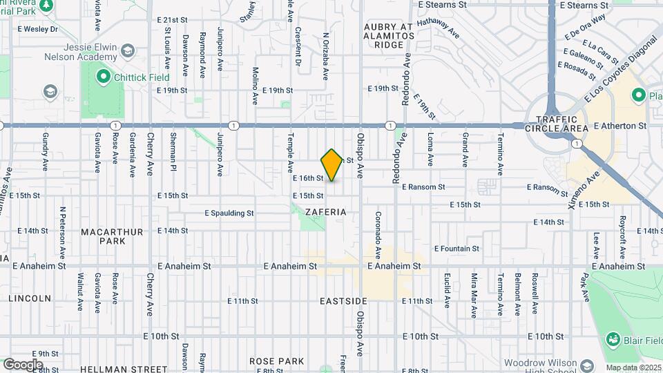 1520 Orizaba Ave Map and Location Details