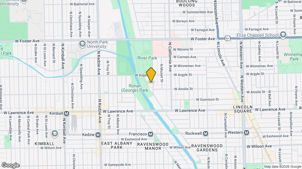 4916 N Francisco Ave, Unit Floor 1 Map and Location Details