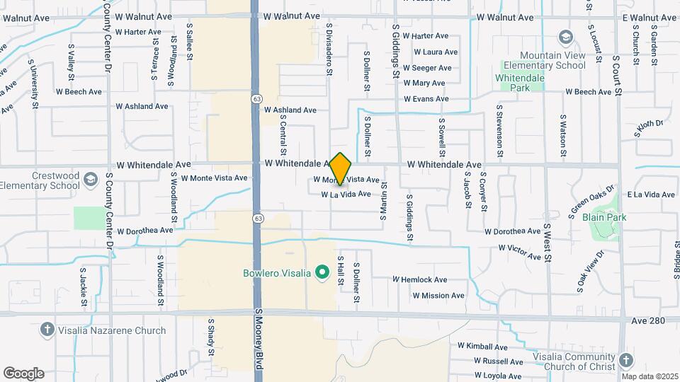 1610 W La Vida Ave Map and Location Details