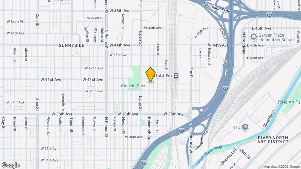 4032 Kalamath St Map and Location Details