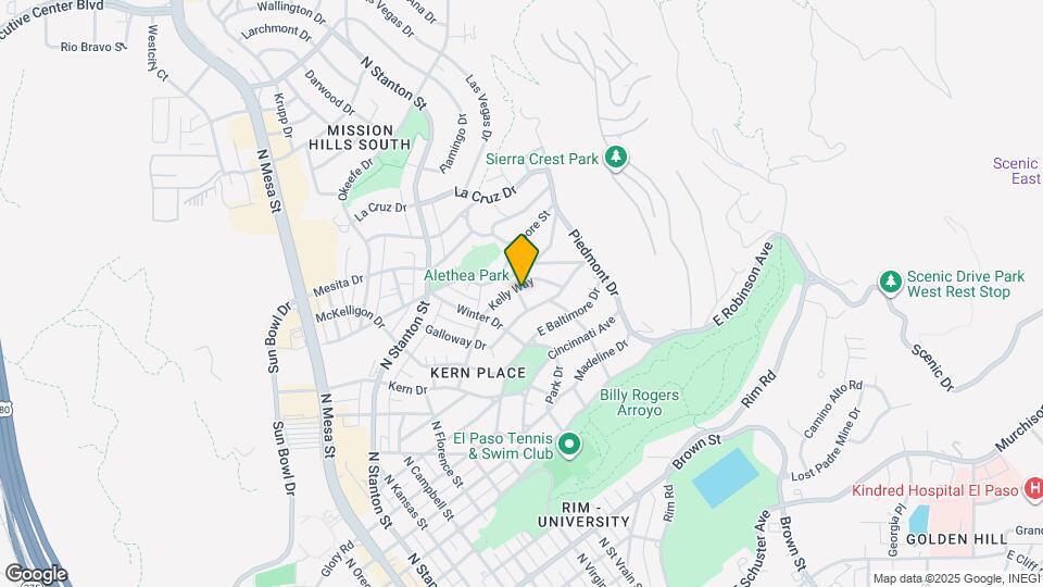 1100 Kelly Way Map and Location Details