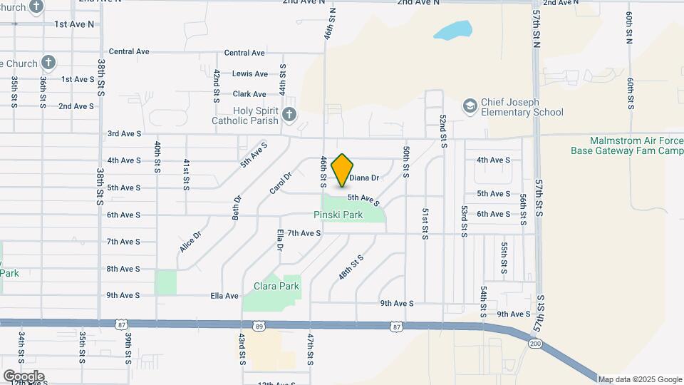 4613 5th Ave S Map and Location Details