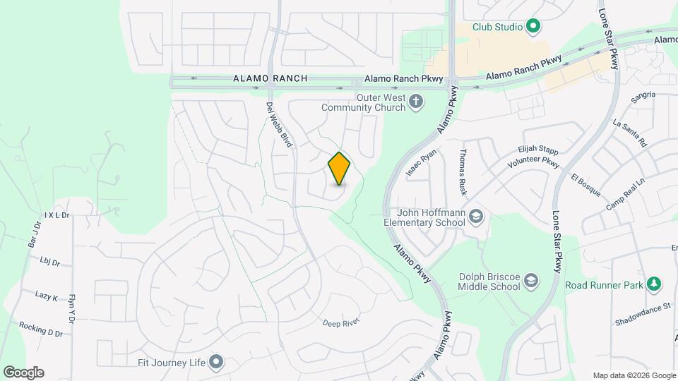 12418 Cascade Hills Map and Location Details