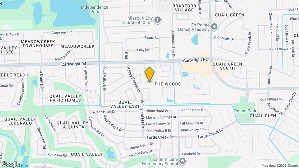2207 Woodglen Dr Mapa y Detalles de la Ubicación