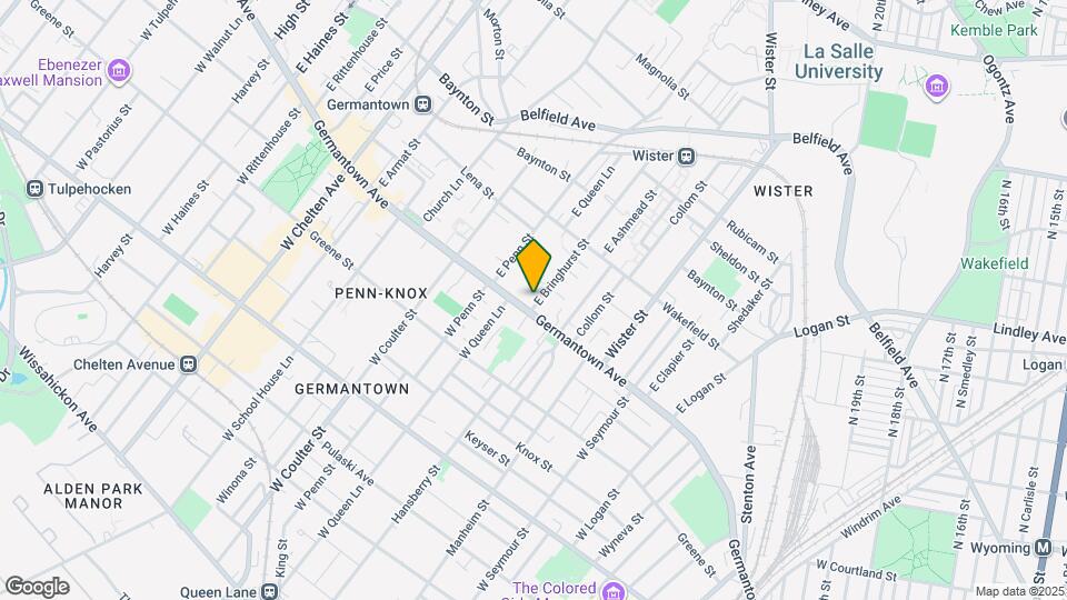 13 E Bringhurst st Map and Location Details