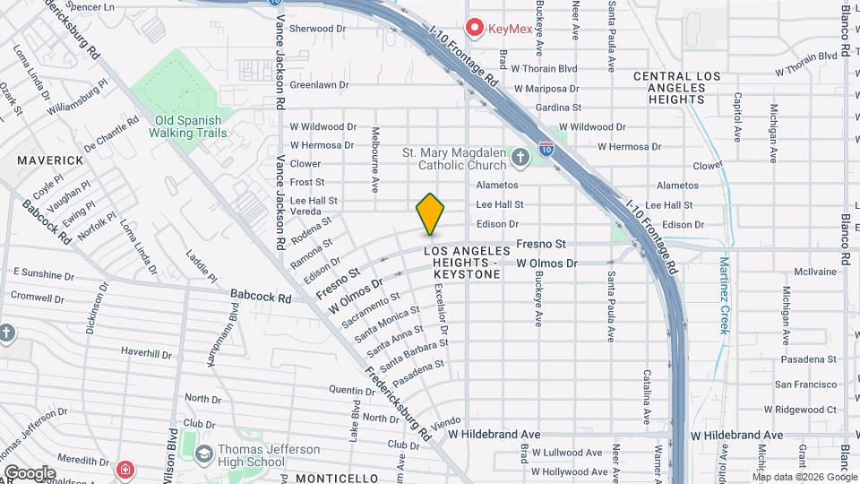 2003 Fresno St Map and Location Details
