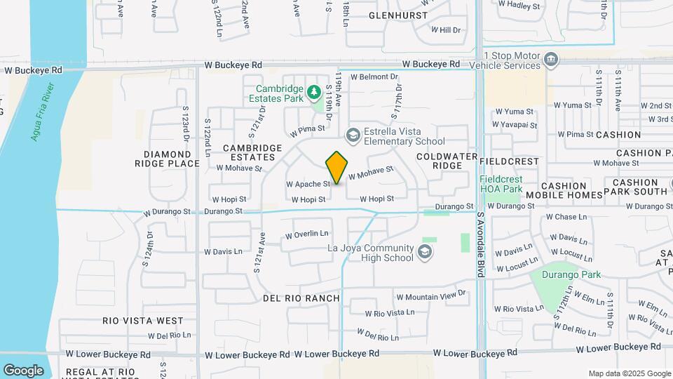 1805 S 119th Dr Mapa y Detalles de la Ubicación