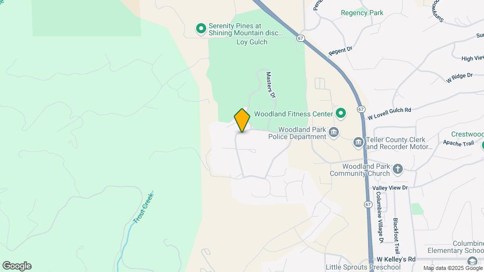 1241 Woodland Valley Ranch Dr Map and Location Details