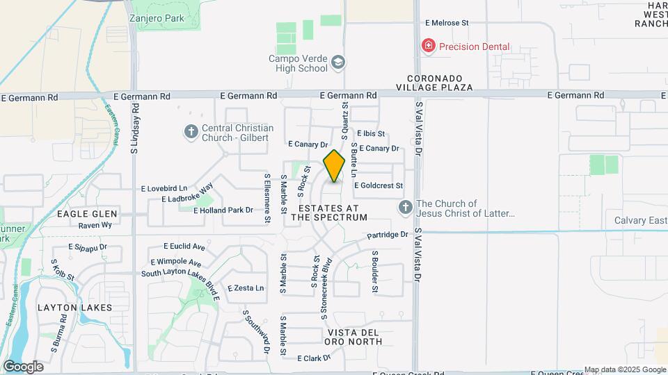 1356 E Lovebird Ct Map and Location Details