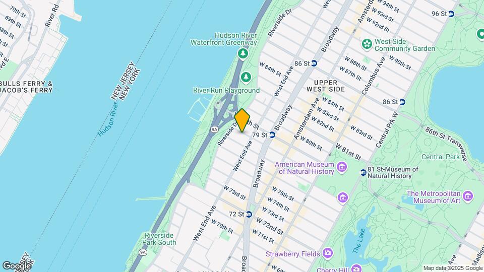 312 W 78th St Map and Location Details