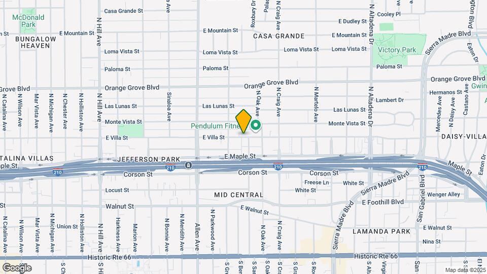 1989 E Villa St Map and Location Details