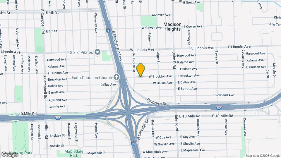 439 W Brockton Ave Map and Location Details