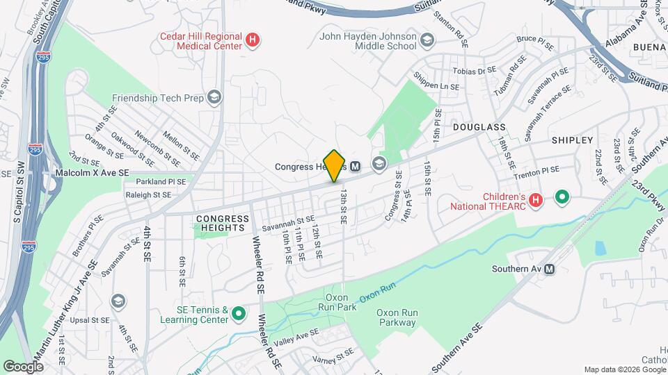 1235 Alabama Ave SE Map and Location Details