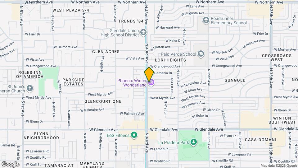 4244 W State Ave Map and Location Details