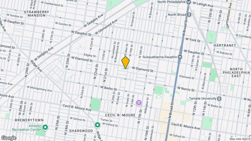 1911 Fontain St Map and Location Details