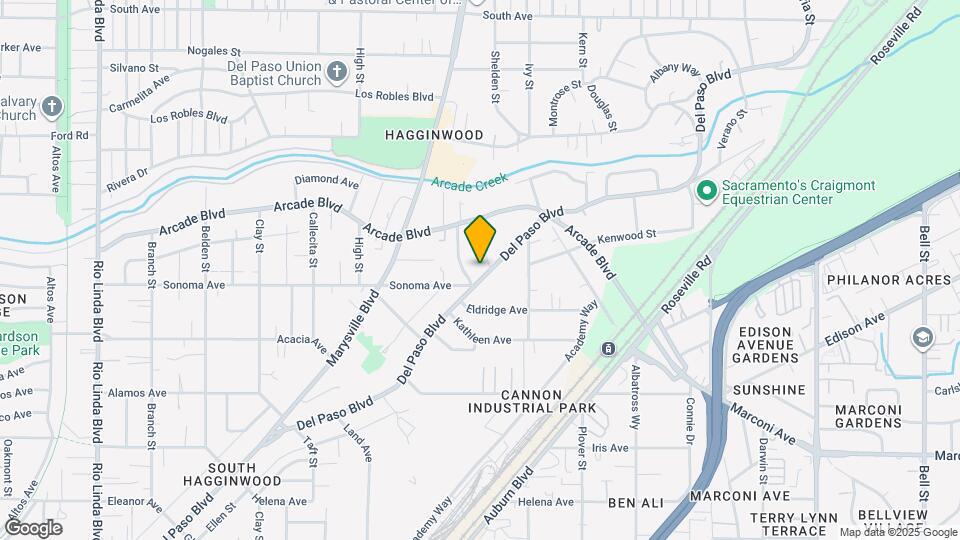 3107 Del Paso Blvd Map and Location Details