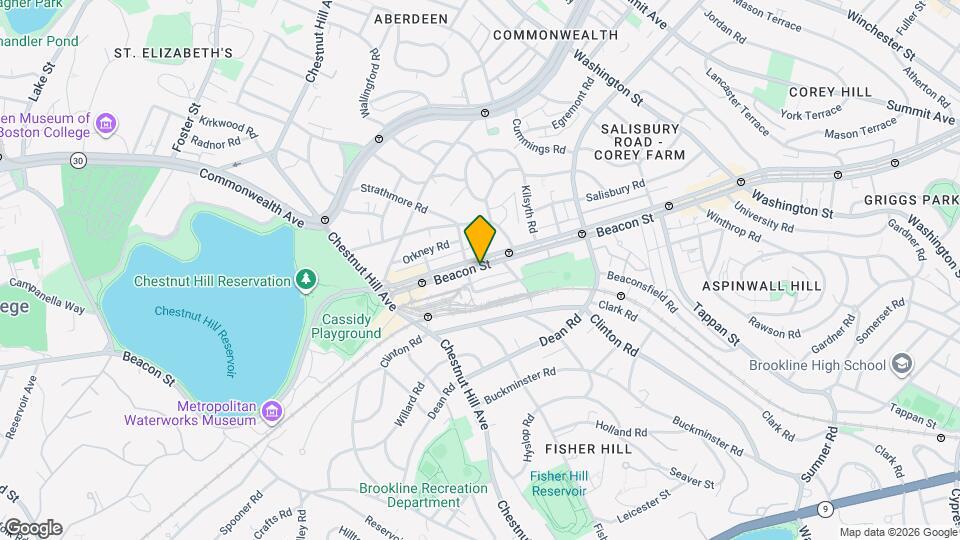 1879 Beacon St Map and Location Details