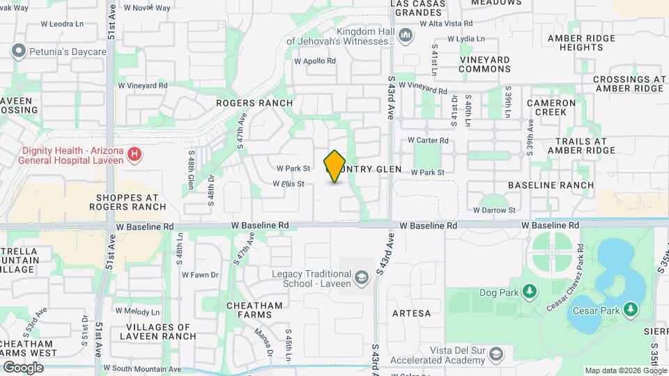 4423 W Ellis St, Unit 1509 Map and Location Details