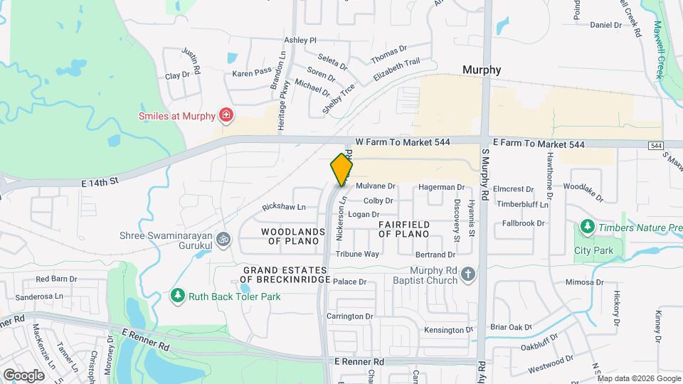 1141 Nickerson Ln Map and Location Details