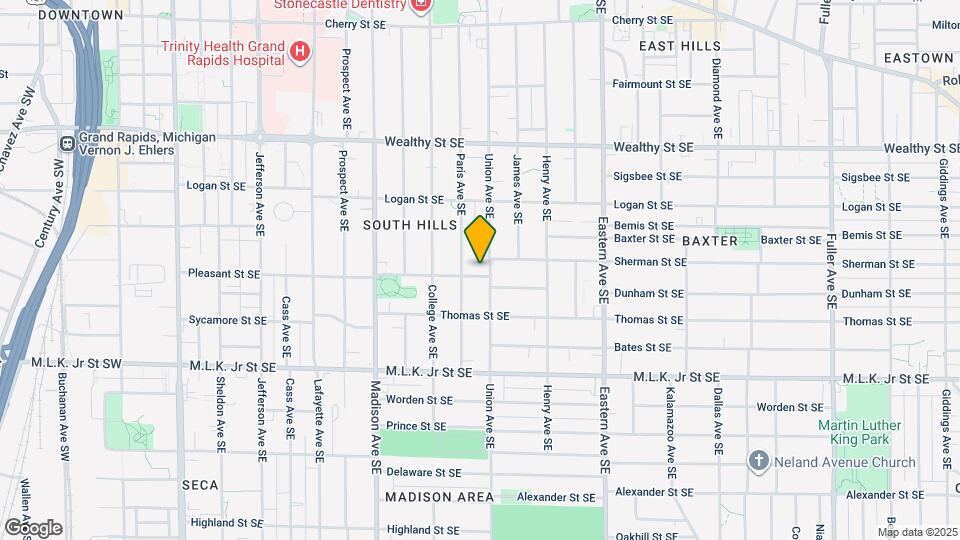 553 Pleasant St SE Map and Location Details